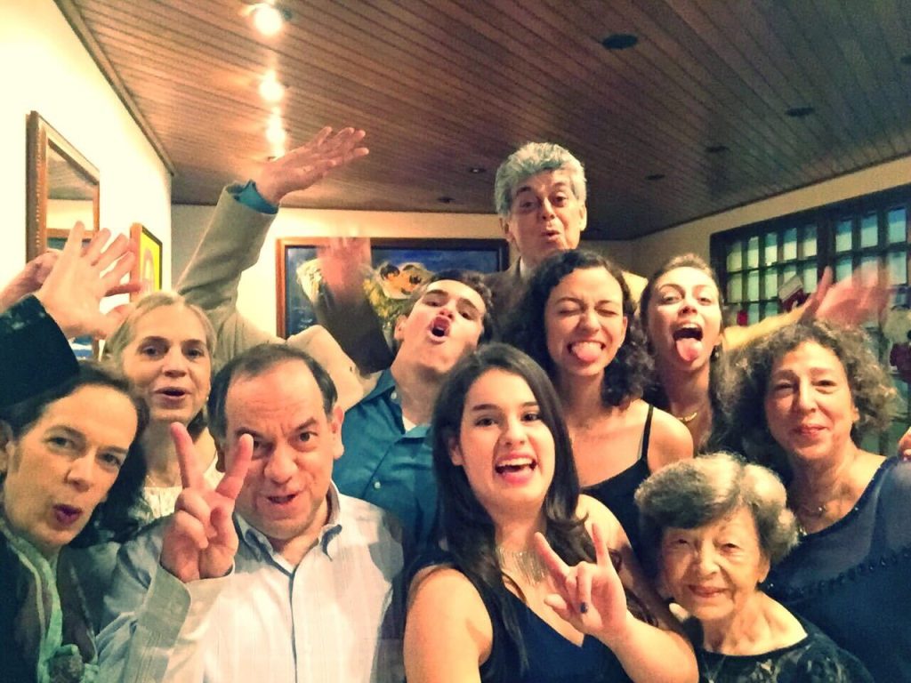 Disney Imagineer Mari Fontiveros with her family