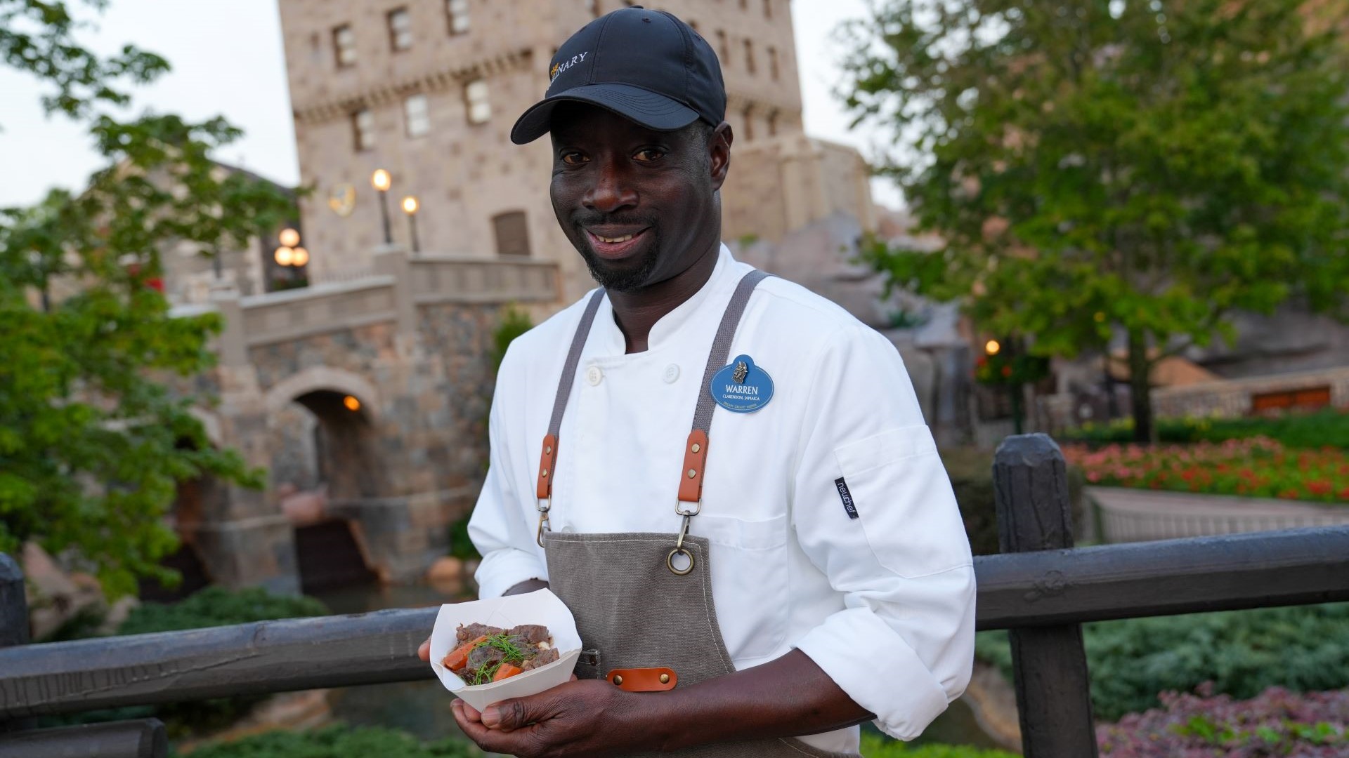 A Disney Chef poses