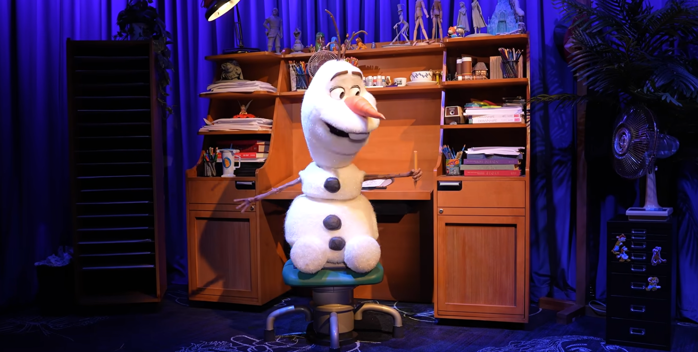 Olaf in chair