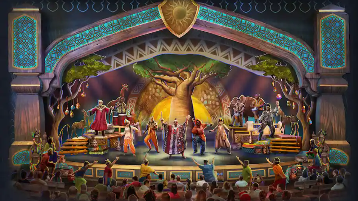 Concept art for Tale of the Lion King.