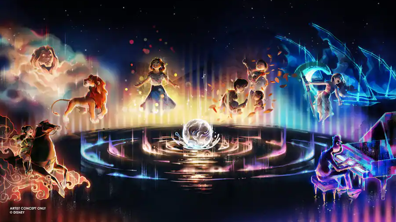 Artist Concept of World of Color for D100. 