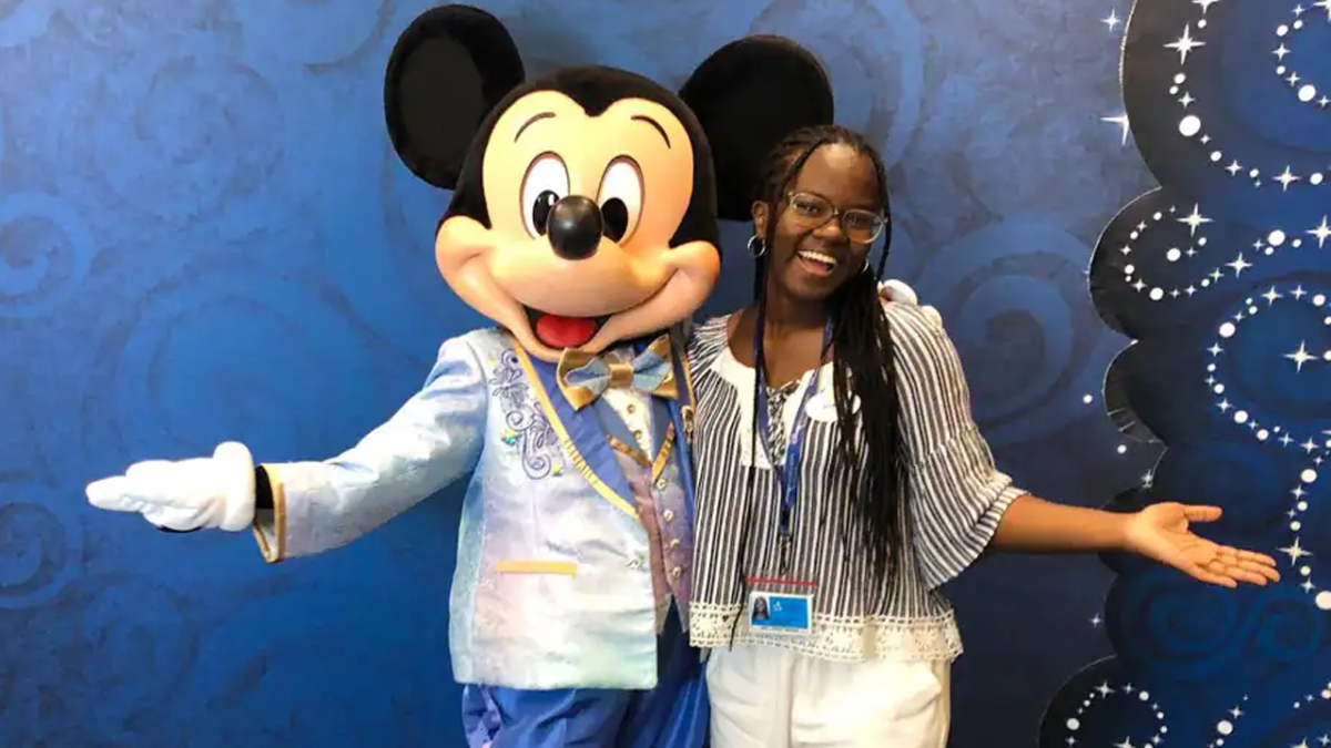 Mickey and April