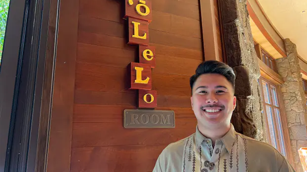 Cast Member Kuanoni Kaniaupio-Crozier in The ʻŌlelo Room