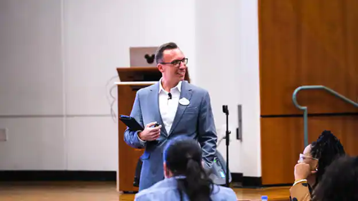 Disney Institute facilitator Christopher Fults