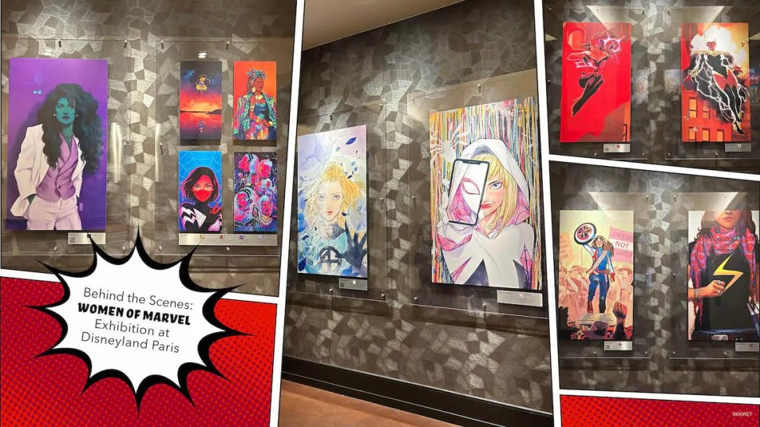 Women of Marvel exhibition at Disneyland Paris