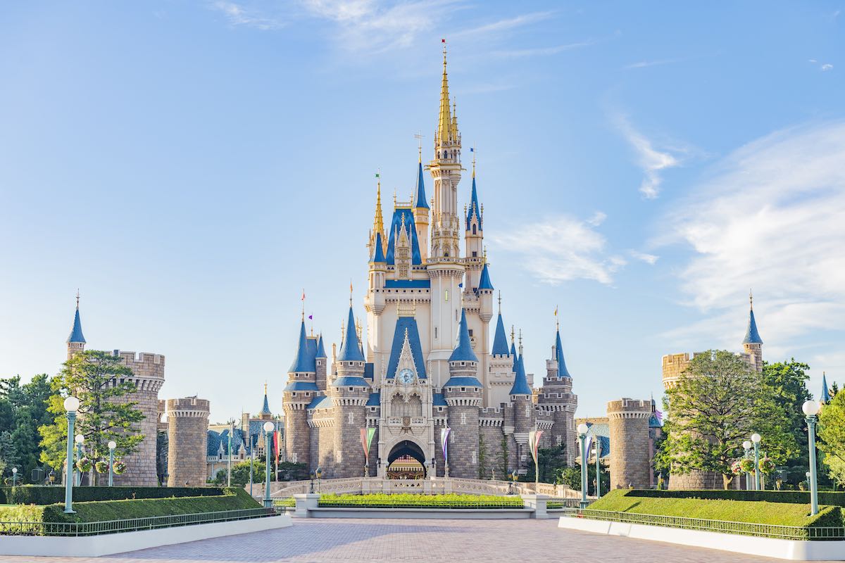Cinderella Castle at Tokyo Disneyland