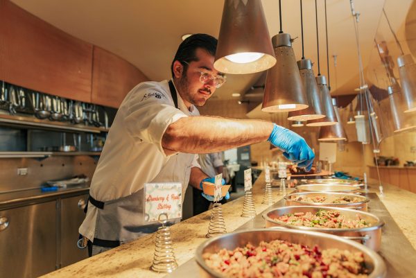 chef in kitchen