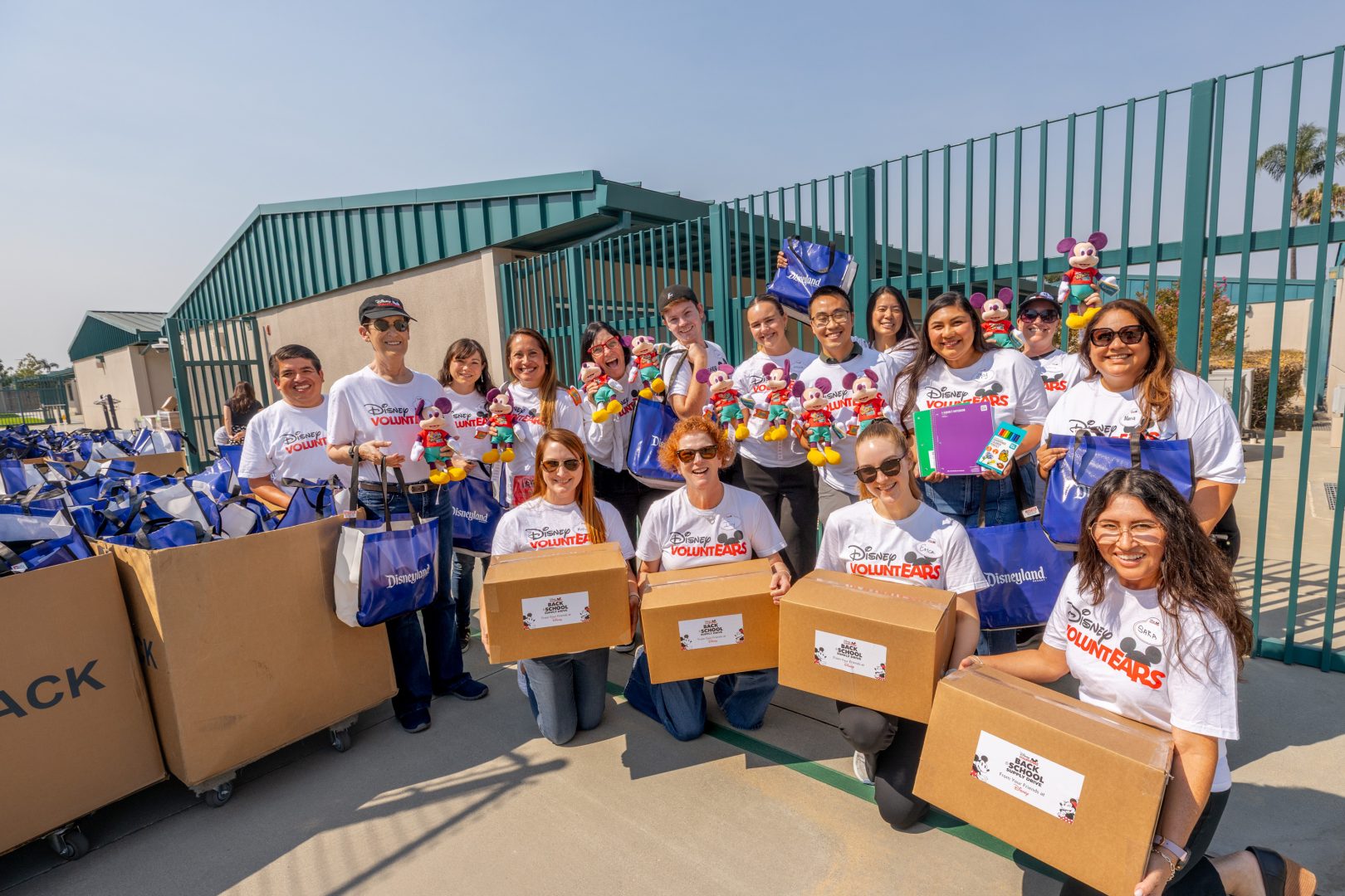 Disney&nbsp;VoluntEARS&nbsp;distribute&nbsp;over 68,000 new school supplies to local elementary schools.
