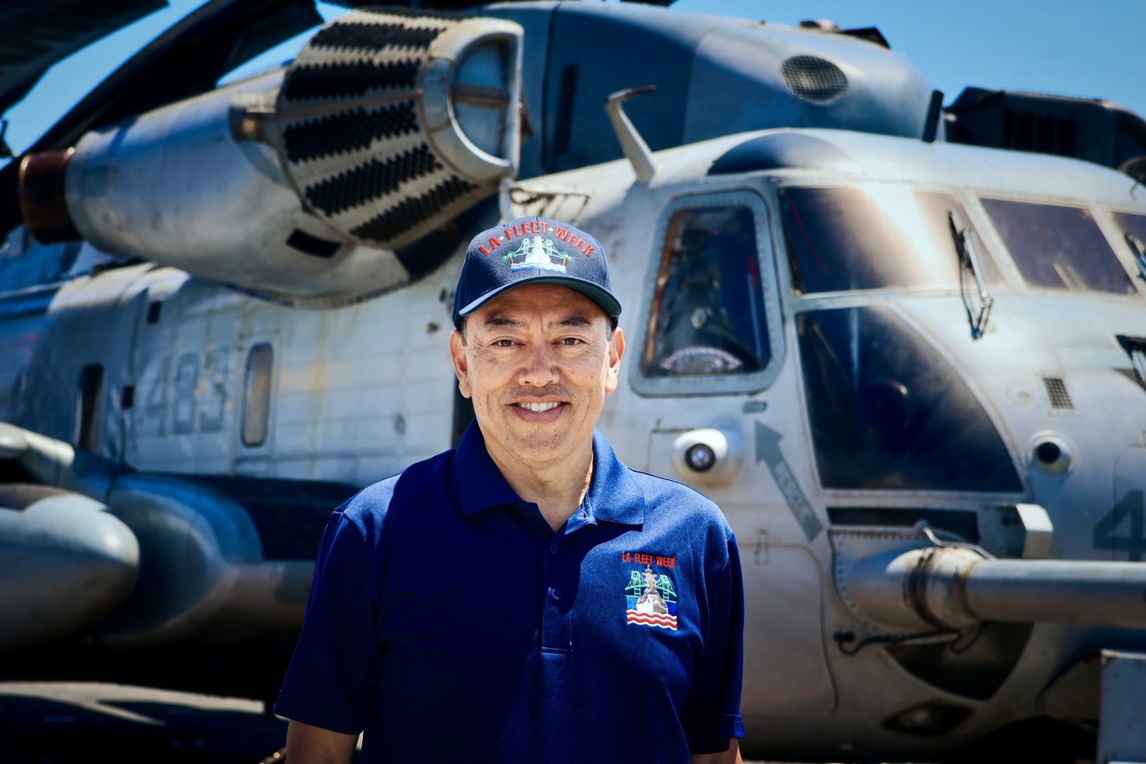 Ken begins his LA Fleet Week coordination aboard the USS Essex. 
