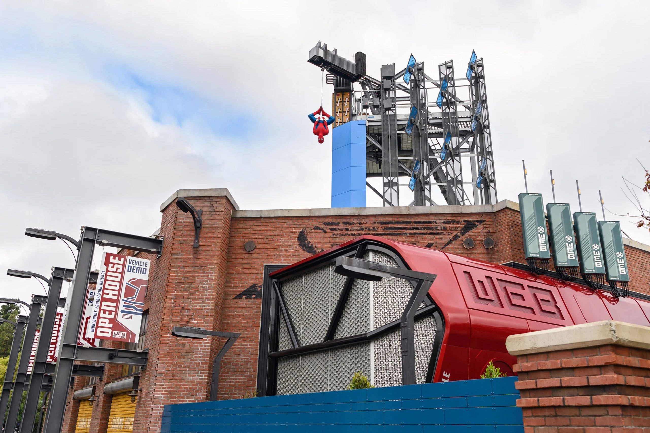 The Amazing Spider-Man! Swings High Above Avengers Campus
