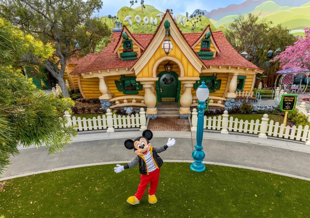 Mickey Mouse Sports New Outfit in the Reimagined Mickey&rsquo;s Toontown at Disneyland Park